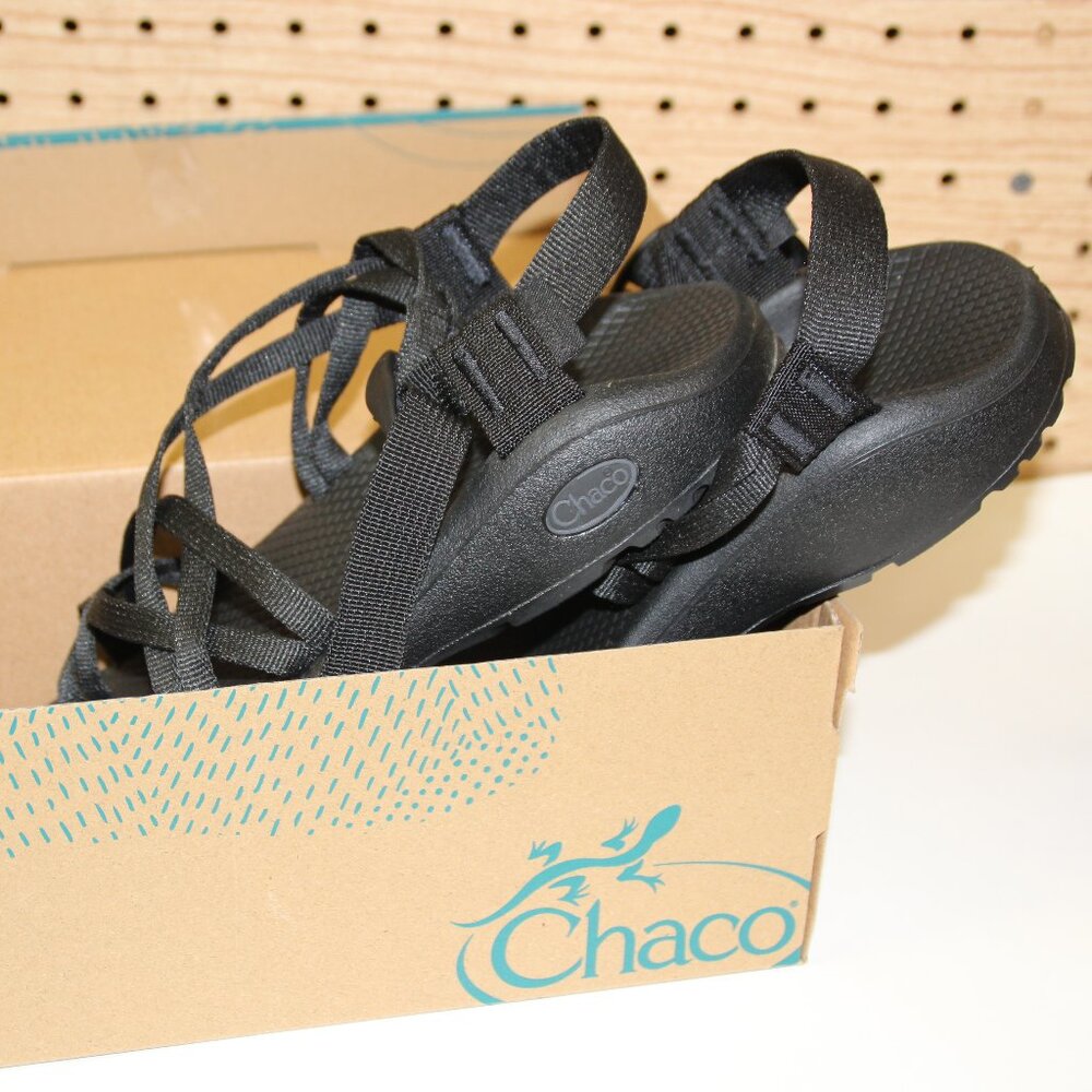 Chaco ZCloud /X2  Hiking Sport  Sandals Black Adjustable Women's Size 8 Like NEW